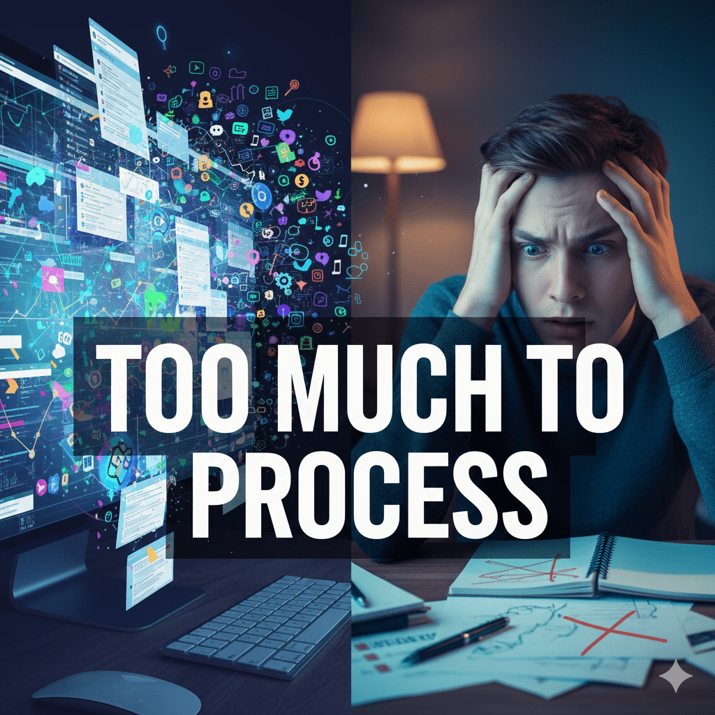 Digital marketing beginner overwhelmed by too much information