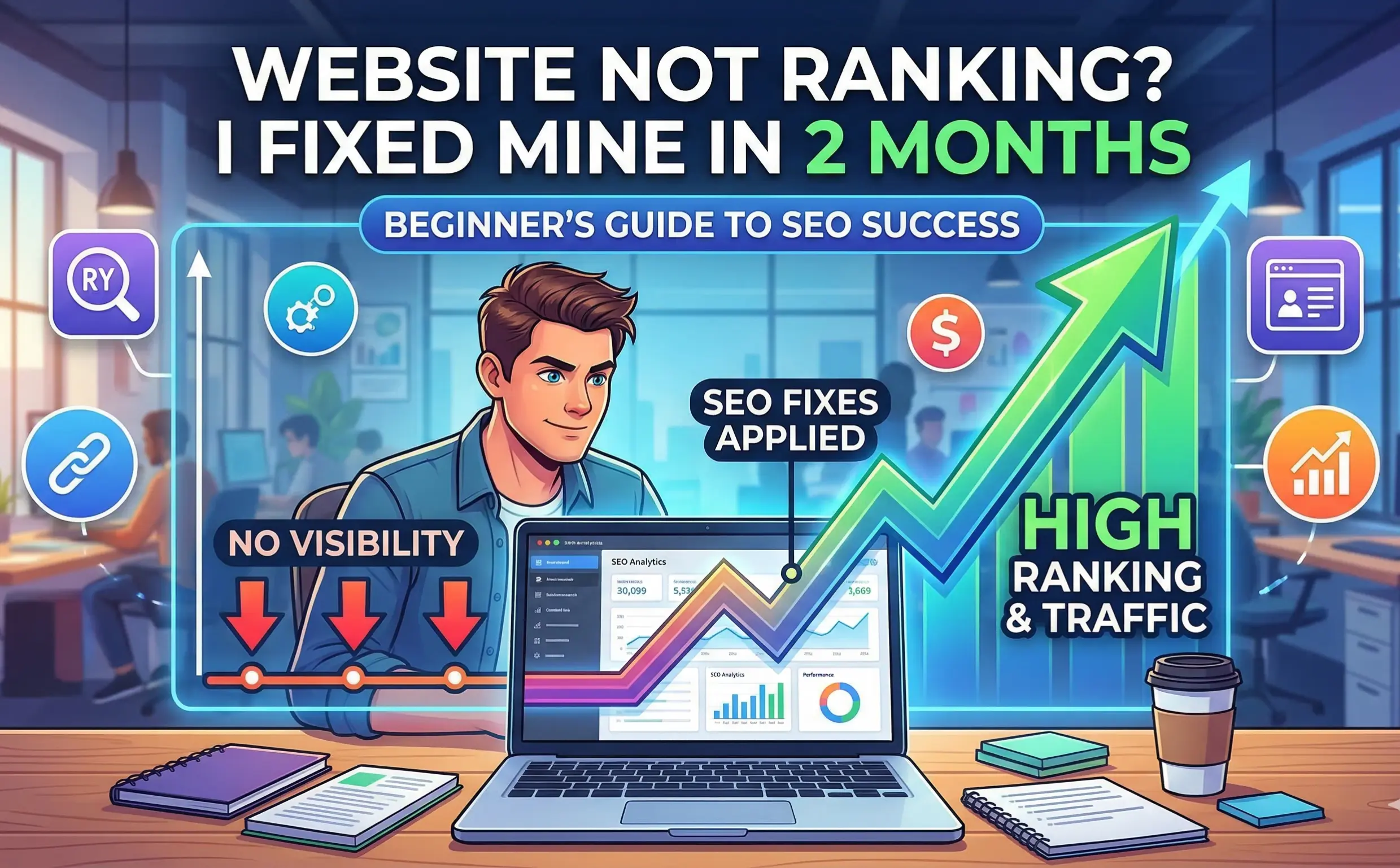 Website Not Ranking? I Fixed Mine After 2 Months(Beginner Guide)
